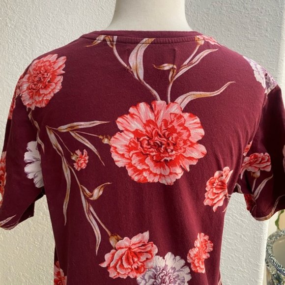 PacSun Floral Print Women's T-Shirt Short Sleeve Small - Picture 5 of 7